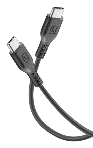 Cellularline 8018080428241 USB кабель 1,2 m USB C 60 W Черный