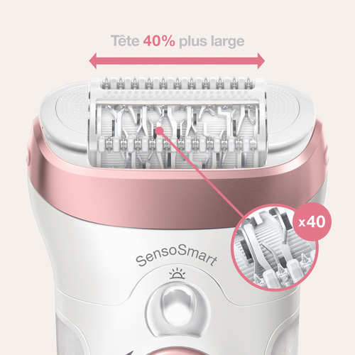 Braun Silk-épil 9 81770434 epilator 40 tweezers White – image 6