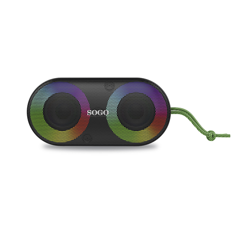 Sogo ALT-SS-8586 portable/party speaker Black, Green
