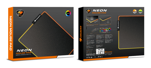 Cougar CGR-NEON Gaming muismat Zwart – Foto 6 van 6