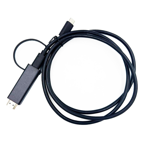 Yealink 330000008024 видео кабель адаптер 1,2 m HDMI Тип A (Стандарт) USB Type-C Черный