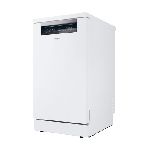 Haier I-Pro Shine Series 5 XF1C3TB1FW-80 Wifi Connected Slimline Dishwasher - White - C Rated, White - image 2