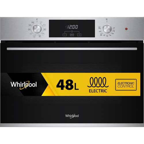 Whirlpool WCC33U1XA 48 L Black, Stainless steel
