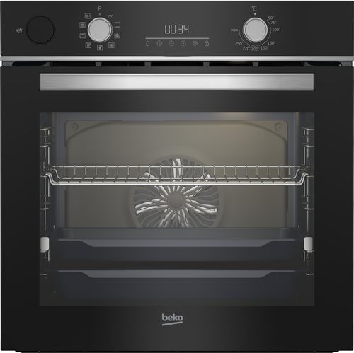 Beko BBIS18300XCSE oven Black, Stainless steel