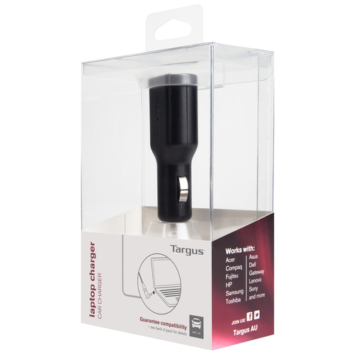 Targus APD33AU mobile device charger Laptop Black Cigar lighter Auto – image 4