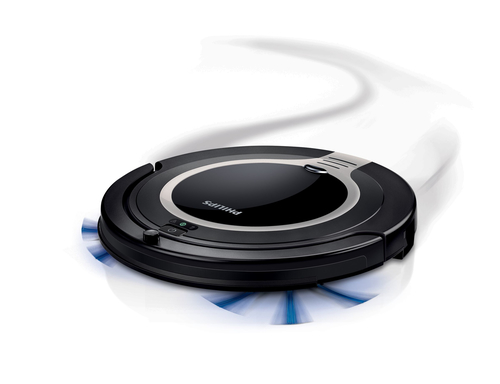 Philips SmartPro Compact FC8710/01 robot vacuum Black, Metallic, Silver – image 1