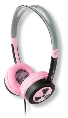 IFROGZ Toxix Headphones Wired Black, Grey, Pink