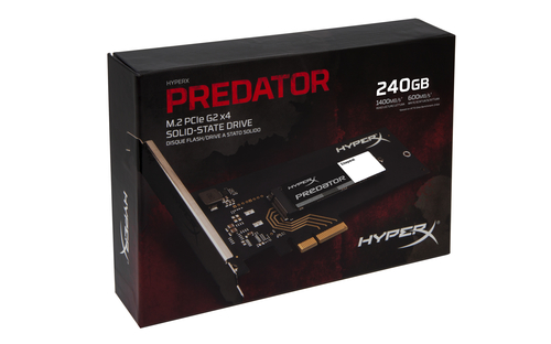 HyperX Predator SHPM2280P2H/240G internal solid state drive – image 3
