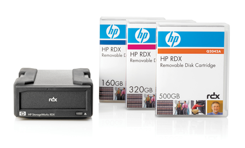 HP RDX160 Internal Removable Disk Backup System with (1) RDX160 Media