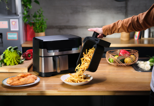Tefal EY905D Easy Fry & Grill Dual Airfryer Grijs, afbeelding 5