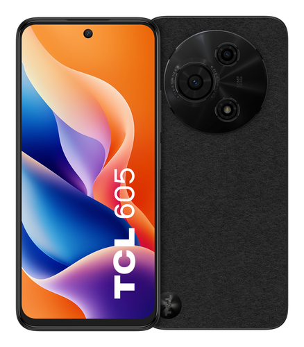 TCL 605 16,9 cm (6.67") Две SIM-карты Android 15 4G USB Type-C 4 GB 128 GB 5200 mAh Черный