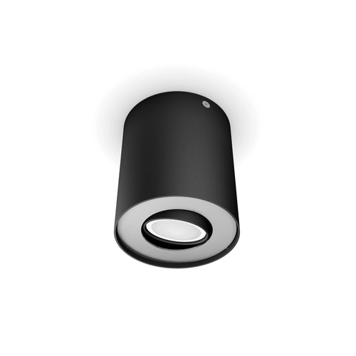 Philips Hue Pillar Opbouwspot White Ambiance - Zwart - 1-spots, afbeelding 2