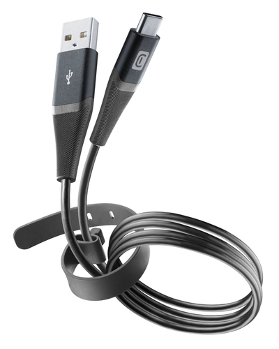 Cellularline USBDATABELTUSBCK USB кабель 1,2 m USB A USB C Черный