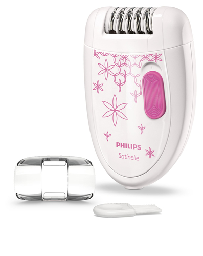 Philips Satinelle Essential BRE200/00 epilator 20 tweezers Pink, White
