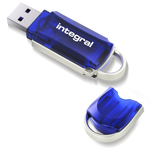 Integral 32GB 3PK USB2.0 DRIVE COURIER BLUE ETAIL – image 2