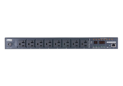 ATEN PE8208AV-ATB-G power distribution unit (PDU) 8 AC outlet(s) 1U Black – image 2