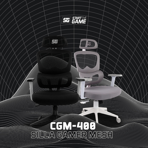 Silla Gamer VORAGO  CGM-400-WH 