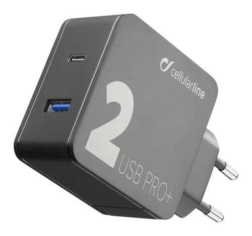 Cellularline Multipower 2 FAST+ - iPhone, Samsung, Huawei, Xiaomi and other Smartphones and Tablets
