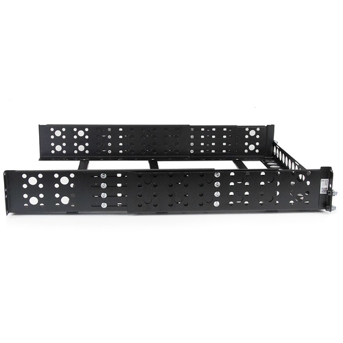 StarTech.com 2U Universal Rack Mount Rails - for 19in Server Rack Enclosure or Cabinet - Adjustable A/V Rack Rails (UNIRAILS2U) Rack-spor Sort – billede 7