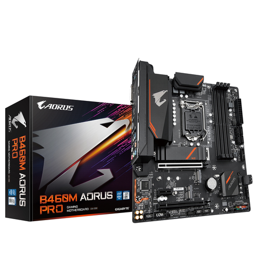 GIGABYTE B460M AORUS PRO материнская плата Intel B460 Express LGA 1200 (Socket H5) Микро ATX