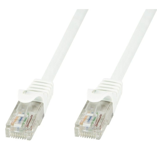 Techly Copper Patch Cable Cat.6 UTP 1m White