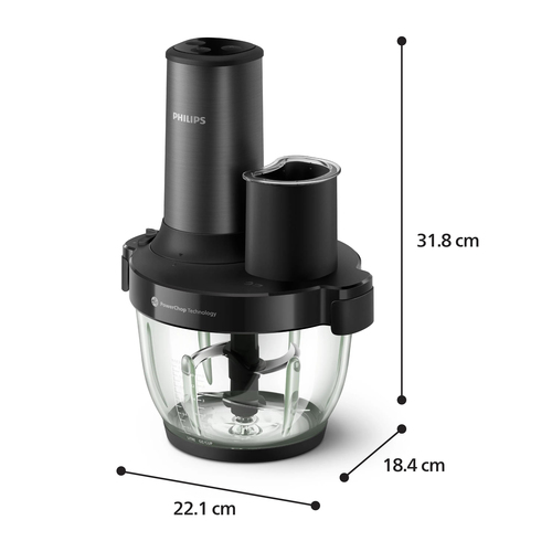 Philips 5000 series HR1507/00 electric food chopper – image 3