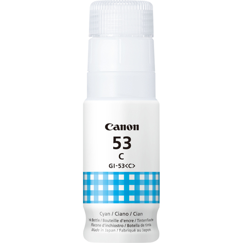 Canon GI-53 C – Flacone di inchiostro ciano originale