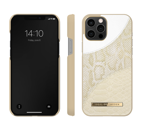 iDeal of Sweden Atelier Case iPhone 12 PRO MAX Cream Gold Snake – image 2