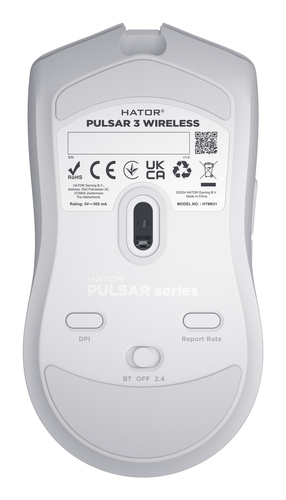 HATOR Pulsar 3 Wit Draadloze Gaming Muis, afbeelding 6