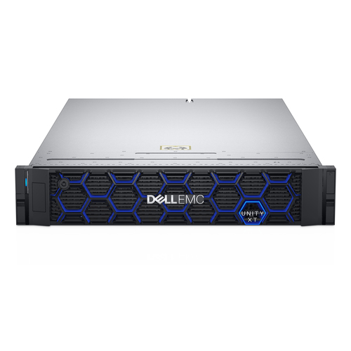DELL Unity XT 380 Сервер хранения Стойка (2U) 6 TB HDD+SSD Черный