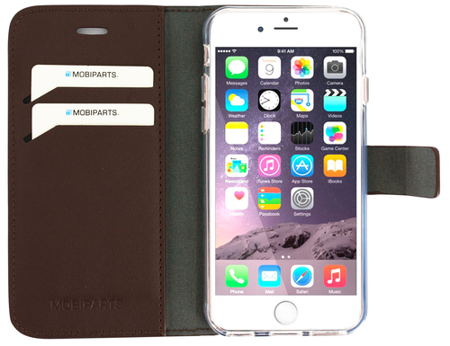 Mobiparts Classic Wallet Case Apple iPhone 6, iPhone 6S Brown – image 4