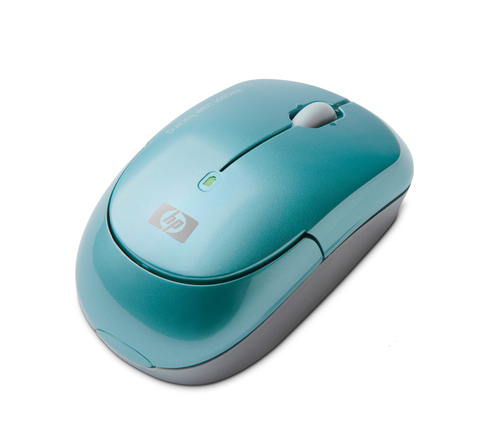 HP Turquoise Wireless Laser Mini Mouse – image 2