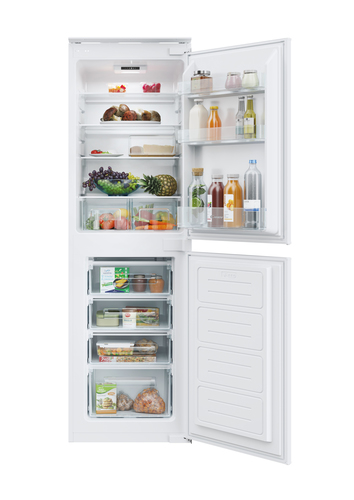 Candy CB50S518EK 177cm 50/50 Integrated Fridge Freezer with Sliding Door Hinge - White - E Rated, White - image 2