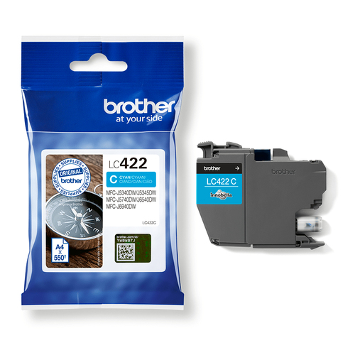 Brother LC422C Inkjet Cartridge Cyan LC422C - image 4