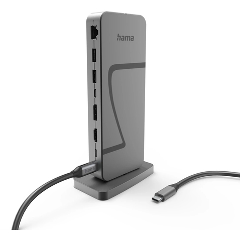 Hama Connect2Office Speed USB 3.2 Gen 1 (3.1 Gen 1) Type-C 40000 Мбит/с Антрацит