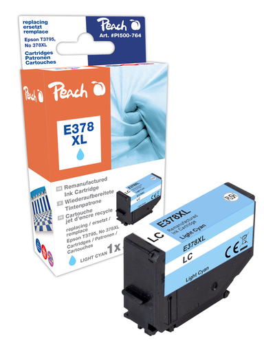 Peach 0F320923 ink cartridge 1 pc(s) Compatible High (XL) Yield Light Cyan