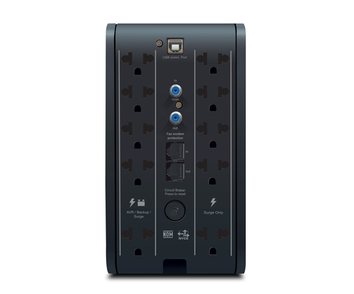 CDP R-SMART2010i 2000VA/1200W Smart UPS AVR, 10 Outlets, 560 Joules, RJ45 protection, LCD, software 220 Vac – image 2