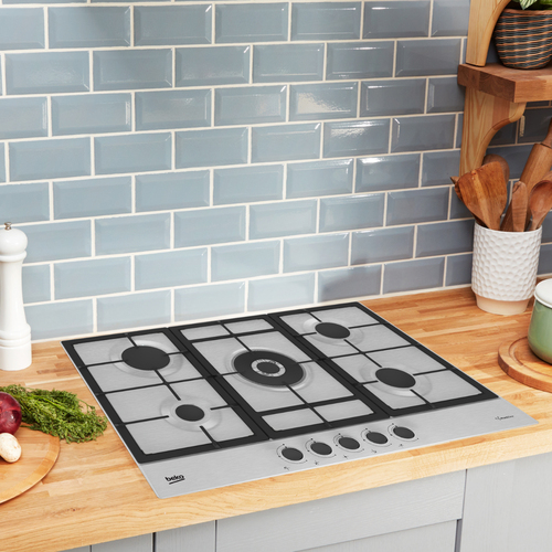 Beko CIHYG32SXE 75cm Gas Hob with Front Knob Controls – image 7