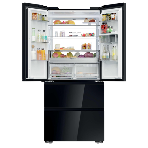 Haier HFKR7819DWGB(UK) side-by-side refrigerator Freestanding – image 2