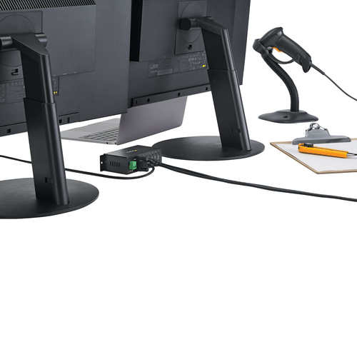 StarTech.com USB 2.0 Hub - 7 Port - Mountable Rugged Industrial - Self Powered USB Hub Sort – billede 4