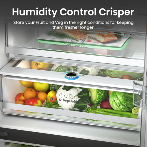 Hisense PureFlat RF632N4AFE2 Fridge Freezer - Black Stainless Steel, Stainless Steel - image 8
