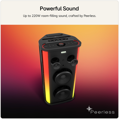 LG STAGE501.AGBRLBK portable/party speaker Black – image 8