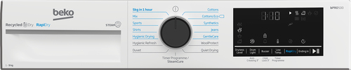 Beko B3T49241RW 9kg Heat Pump Tumble Dryer with RapiDryTM Technology – image 6