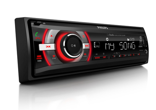 Philips CarStudio CE135BT/55 car media receiver Black