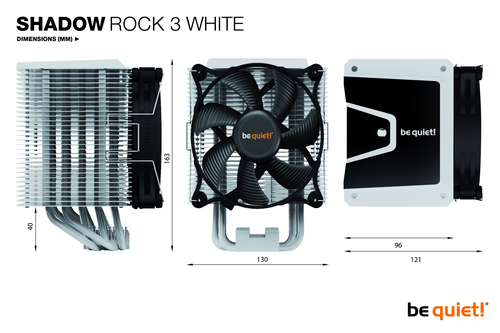 be quiet! Shadow Rock 3 White – image 8
