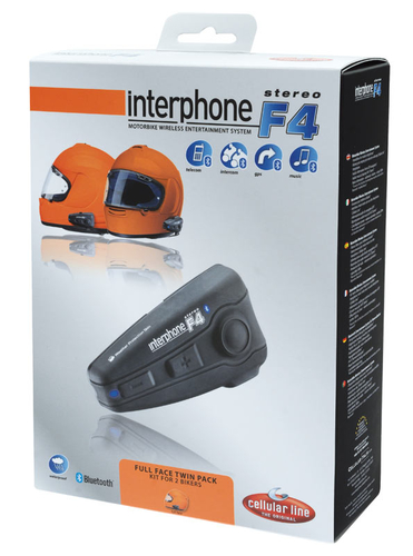 Cellularline INTERPHONEF4FFTPEU headphones/headset Wireless Bluetooth Black