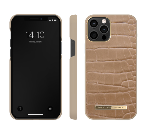 iDeal of Sweden Atelier Case iPhone 12 / 12 Pro Camel Croco – image 3