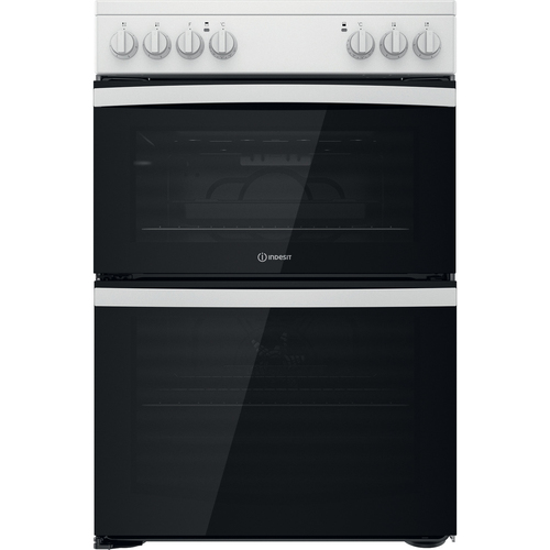 Indesit ID67V9KMW/UK cooker Freestanding cooker Electric Ceramic hob White