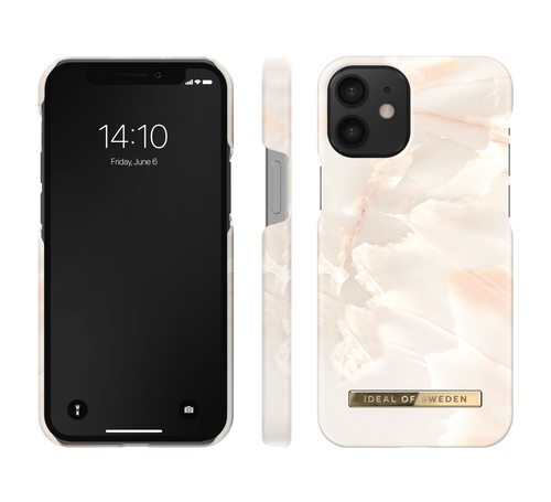 iDeal of Sweden Printed Case iPhone 12 MINI Rose Pearl Marbl – image 2