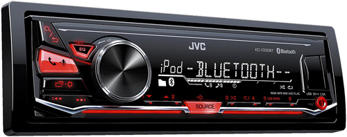 JVC KD-X330BT car media receiver Black Bluetooth